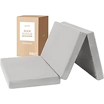 Amazon.co.jp: クモリ(Kumori) 三つ折りマットレス ダブル 厚さ10cm 高